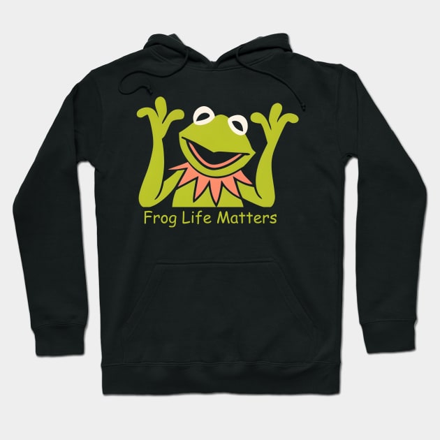 Frog live matters Hoodie by NomiCrafts